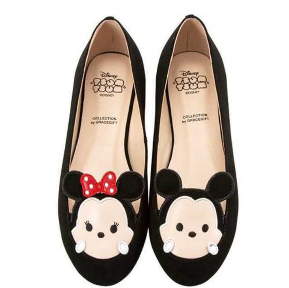 NEW  Disney Tsum Tsum Mickey & Minnie x Gracegift Flats